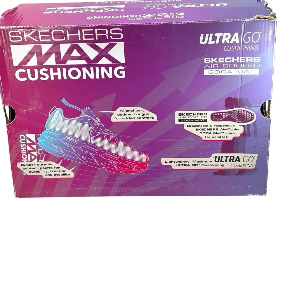 Skechers Max Cushioning Elite Destination Point Blue Women’s 10 w/ Box - Picture 3 of 10